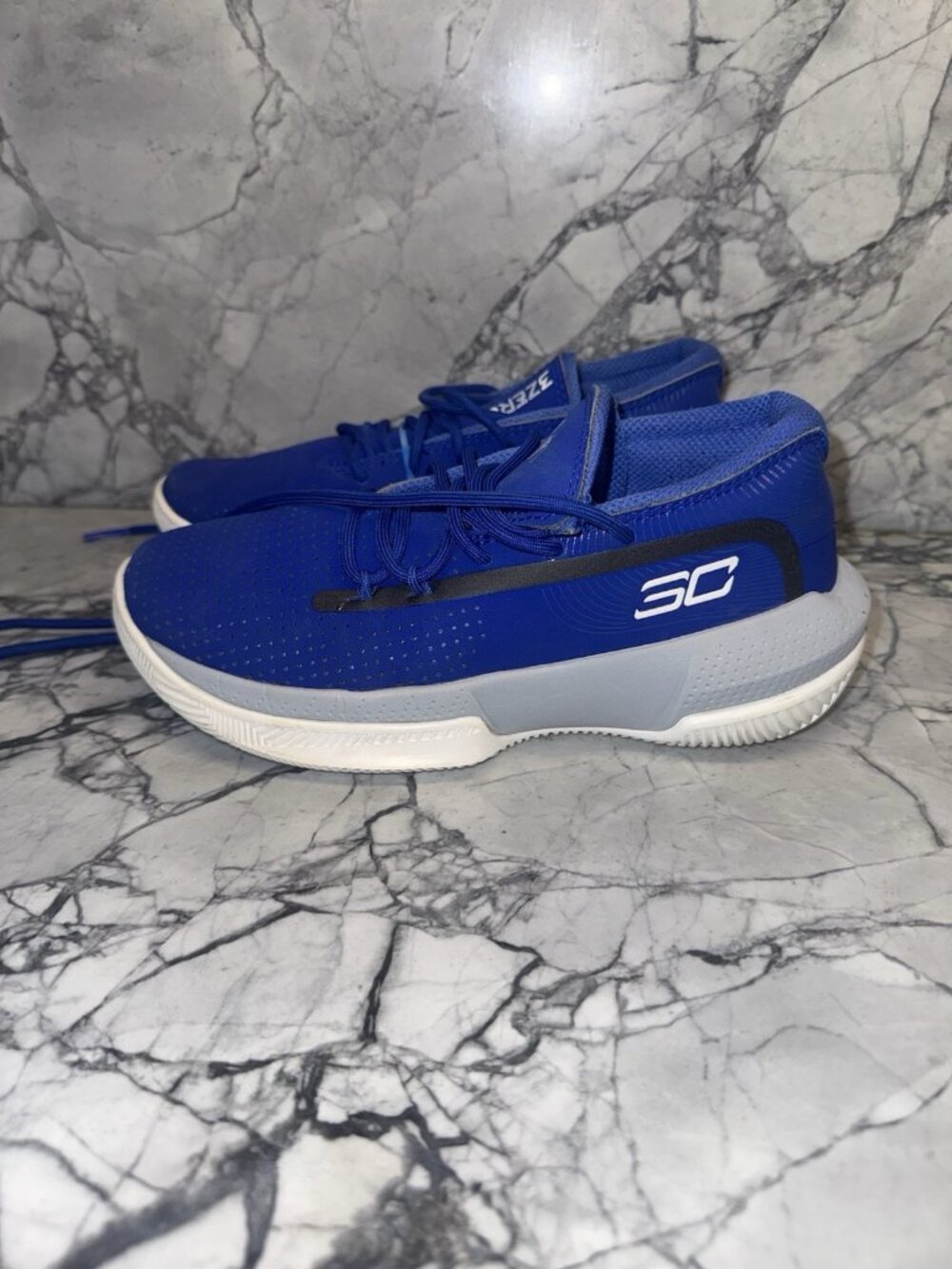 Under Armour SC 3Zero III 3Y Blue Basketball Sneakers Steph Curry